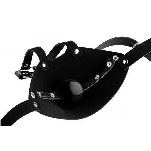 STRICT Mouth Harness with Ball Gag - STRICT Open Mouth Head Harness - Extreme Toyz Singapore - https://extremetoyz.com.sg - Sex Toys and Lingerie Online Store - Bondage Gear / Vibrators / Electrosex Toys / Wireless Remote Control Vibes / Sexy Lingerie and Role Play / BDSM / Dungeon Furnitures / Dildos and Strap Ons  / Anal and Prostate Massagers / Anal Douche and Cleaning Aide / Delay Sprays and Gels / Lubricants and more...