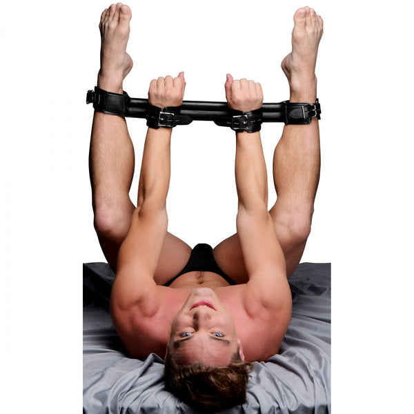 STRICT Deluxe Rigid Spreader Bar - Extreme Toyz Singapore - https://extremetoyz.com.sg - Sex Toys and Lingerie Online Store - Bondage Gear / Vibrators / Electrosex Toys / Wireless Remote Control Vibes / Sexy Lingerie and Role Play / BDSM / Dungeon Furnitures / Dildos and Strap Ons  / Anal and Prostate Massagers / Anal Douche and Cleaning Aide / Delay Sprays and Gels / Lubricants and more...