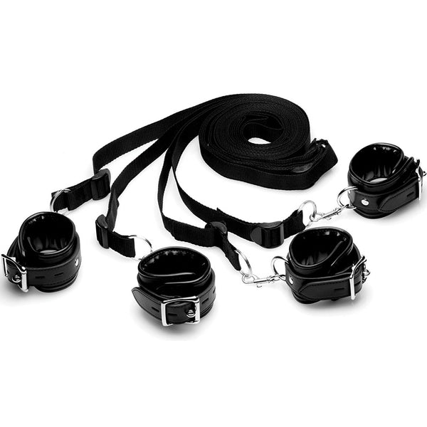 STRICT Deluxe Bed Restraint Kit - Extreme Toyz Singapore - https://extremetoyz.com.sg - Sex Toys and Lingerie Online Store - Bondage Gear / Vibrators / Electrosex Toys / Wireless Remote Control Vibes / Sexy Lingerie and Role Play / BDSM / Dungeon Furnitures / Dildos and Strap Ons  / Anal and Prostate Massagers / Anal Douche and Cleaning Aide / Delay Sprays and Gels / Lubricants and more...