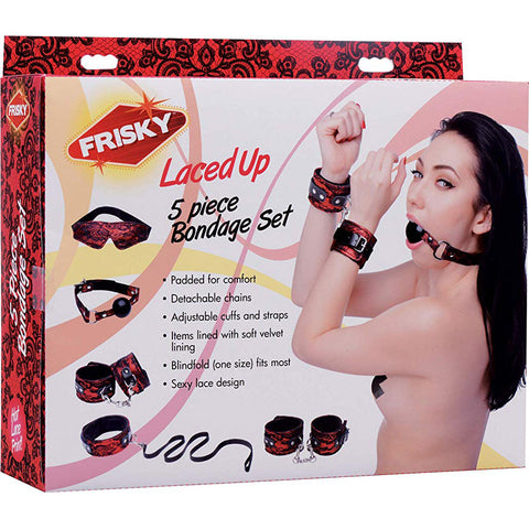 Laced Up 5 Piece Bondage Set