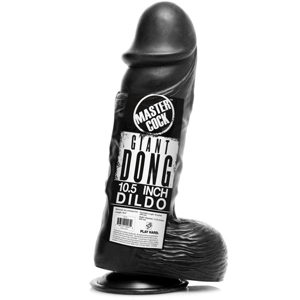 Master Cock Giant Black 10.5" Dong - Extreme Toyz Singapore - https://extremetoyz.com.sg - Sex Toys and Lingerie Online Store - Bondage Gear / Vibrators / Electrosex Toys / Wireless Remote Control Vibes / Sexy Lingerie and Role Play / BDSM / Dungeon Furnitures / Dildos and Strap Ons  / Anal and Prostate Massagers / Anal Douche and Cleaning Aide / Delay Sprays and Gels / Lubricants and more...