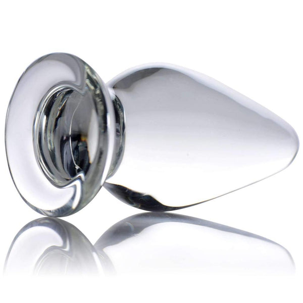 Prisms Erotic Glass Ember Weighted Tapered Anal Plug  - Extreme Toyz Singapore - https://extremetoyz.com.sg - Sex Toys and Lingerie Online Store - Bondage Gear / Vibrators / Electrosex Toys / Wireless Remote Control Vibes / Sexy Lingerie and Role Play / BDSM / Dungeon Furnitures / Dildos and Strap Ons  / Anal and Prostate Massagers / Anal Douche and Cleaning Aide / Delay Sprays and Gels / Lubricants and more...