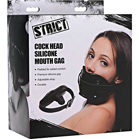 STRICT Cock Head Silicone Mouth Gag - Extreme Toyz Singapore - https://extremetoyz.com.sg - Sex Toys and Lingerie Online Store - Bondage Gear / Vibrators / Electrosex Toys / Wireless Remote Control Vibes / Sexy Lingerie and Role Play / BDSM / Dungeon Furnitures / Dildos and Strap Ons  / Anal and Prostate Massagers / Anal Douche and Cleaning Aide / Delay Sprays and Gels / Lubricants and more...