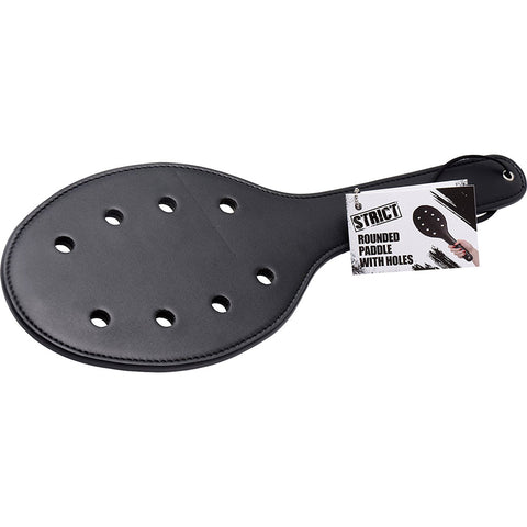STRICT Deluxe Rounded Paddle with Holes - Extreme Toyz Singapore - https://extremetoyz.com.sg - Sex Toys and Lingerie Online Store - Bondage Gear / Vibrators / Electrosex Toys / Wireless Remote Control Vibes / Sexy Lingerie and Role Play / BDSM / Dungeon Furnitures / Dildos and Strap Ons  / Anal and Prostate Massagers / Anal Douche and Cleaning Aide / Delay Sprays and Gels / Lubricants and more...