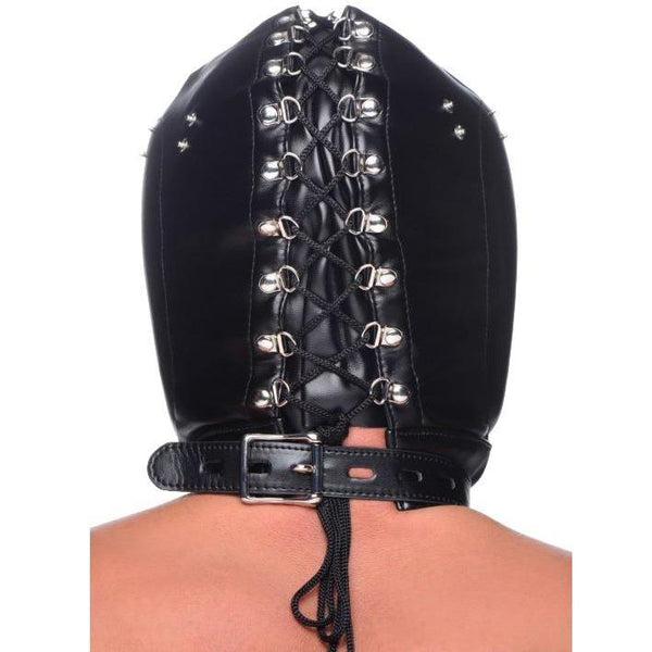 Master Series Muzzled Universal Hood with Removable Muzzle - Extreme Toyz Singapore - https://extremetoyz.com.sg - Sex Toys and Lingerie Online Store