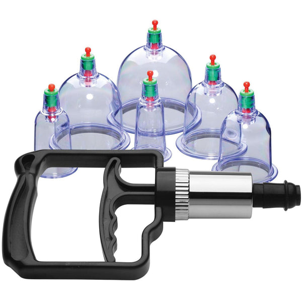 Master Series Sukshen 6 Piece Cupping Set with Acu-Points - Extreme Toyz Singapore - https://extremetoyz.com.sg - Sex Toys and Lingerie Online Store - Bondage Gear / Vibrators / Electrosex Toys / Wireless Remote Control Vibes / Sexy Lingerie and Role Play / BDSM / Dungeon Furnitures / Dildos and Strap Ons  / Anal and Prostate Massagers / Anal Douche and Cleaning Aide / Delay Sprays and Gels / Lubricants and more...