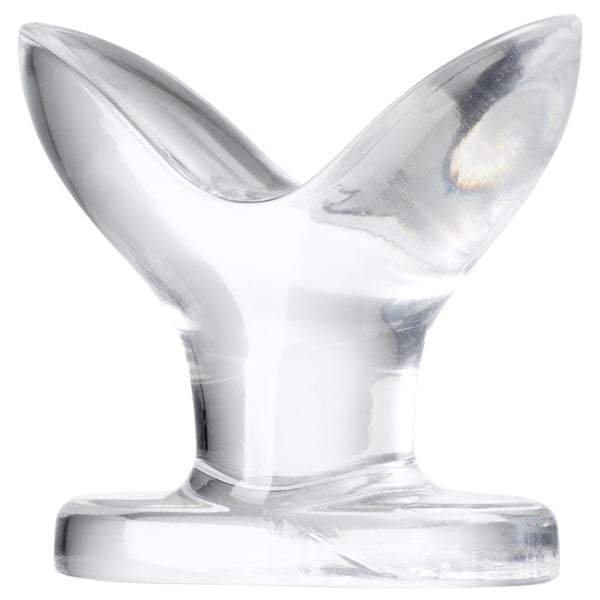 Master Series Anchored Clear Anal Plug - Extreme Toyz Singapore - https://extremetoyz.com.sg - Sex Toys and Lingerie Online Store