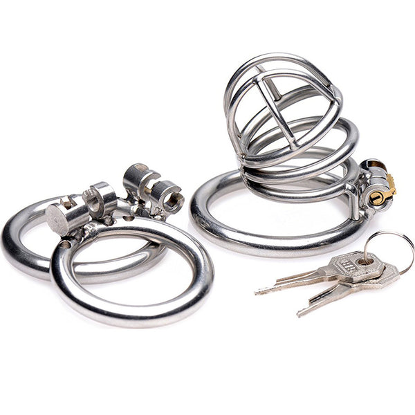 Master Series The Pen Deluxe Locking Chastity Cage - Extreme Toyz Singapore - https://extremetoyz.com.sg - Sex Toys and Lingerie Online Store - Bondage Gear / Vibrators / Electrosex Toys / Wireless Remote Control Vibes / Sexy Lingerie and Role Play / BDSM / Dungeon Furnitures / Dildos and Strap Ons  / Anal and Prostate Massagers / Anal Douche and Cleaning Aide / Delay Sprays and Gels / Lubricants and more...