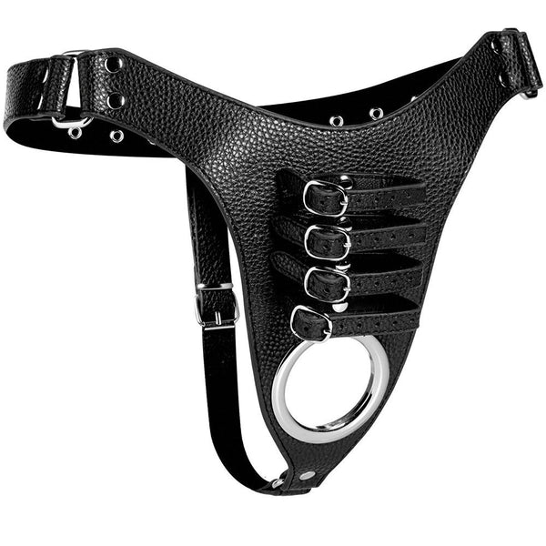 STRICT Male Chastity Harness - Extreme Toyz Singapore - https://extremetoyz.com.sg - Sex Toys and Lingerie Online Store - Bondage Gear / Vibrators / Electrosex Toys / Wireless Remote Control Vibes / Sexy Lingerie and Role Play / BDSM / Dungeon Furnitures / Dildos and Strap Ons  / Anal and Prostate Massagers / Anal Douche and Cleaning Aide / Delay Sprays and Gels / Lubricants and more...