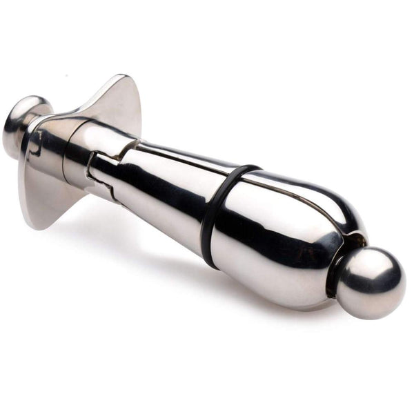 Master Series Stainless Steel Locking Anal Plug - Extreme Toyz Singapore - https://extremetoyz.com.sg - Sex Toys and Lingerie Online Store - Bondage Gear / Vibrators / Electrosex Toys / Wireless Remote Control Vibes / Sexy Lingerie and Role Play / BDSM / Dungeon Furnitures / Dildos and Strap Ons  / Anal and Prostate Massagers / Anal Douche and Cleaning Aide / Delay Sprays and Gels / Lubricants and more...