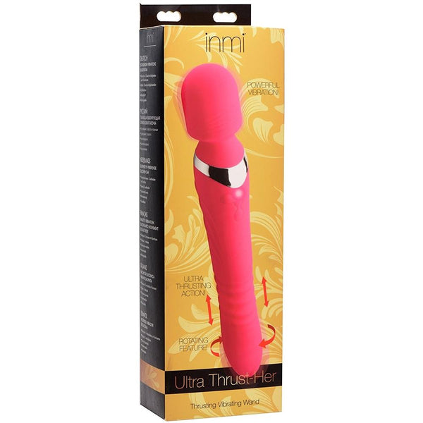 Ultra Thrusting and Vibrating Silicone Wand