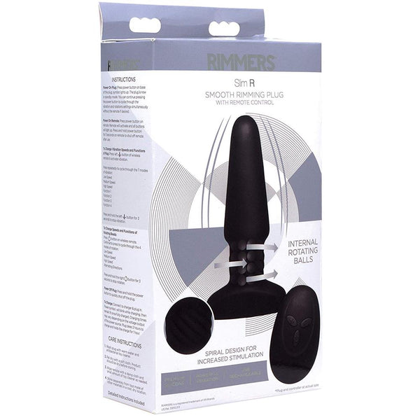 Rimmers Model R Smooth Rimming Plug with Remote - Extreme Toyz Singapore - https://extremetoyz.com.sg - Sex Toys and Lingerie Online Store - Bondage Gear / Vibrators / Electrosex Toys / Wireless Remote Control Vibes / Sexy Lingerie and Role Play / BDSM / Dungeon Furnitures / Dildos and Strap Ons  / Anal and Prostate Massagers / Anal Douche and Cleaning Aide / Delay Sprays and Gels / Lubricants and more...