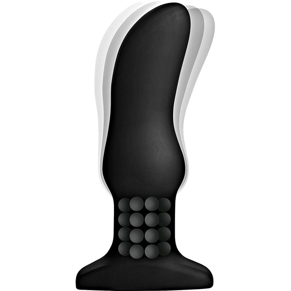 Rimmers Model M Curved Rimming Plug with Remote - Extreme Toyz Singapore - https://extremetoyz.com.sg - Sex Toys and Lingerie Online Store - Bondage Gear / Vibrators / Electrosex Toys / Wireless Remote Control Vibes / Sexy Lingerie and Role Play / BDSM / Dungeon Furnitures / Dildos and Strap Ons  / Anal and Prostate Massagers / Anal Douche and Cleaning Aide / Delay Sprays and Gels / Lubricants and more...