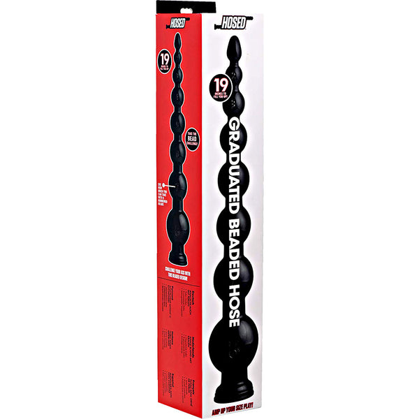 Hosed 19" Graduated Bead Anal Snake - Extreme Toyz Singapore - https://extremetoyz.com.sg - Sex Toys and Lingerie Online Store - Bondage Gear / Vibrators / Electrosex Toys / Wireless Remote Control Vibes / Sexy Lingerie and Role Play / BDSM / Dungeon Furnitures / Dildos and Strap Ons  / Anal and Prostate Massagers / Anal Douche and Cleaning Aide / Delay Sprays and Gels / Lubricants and more...