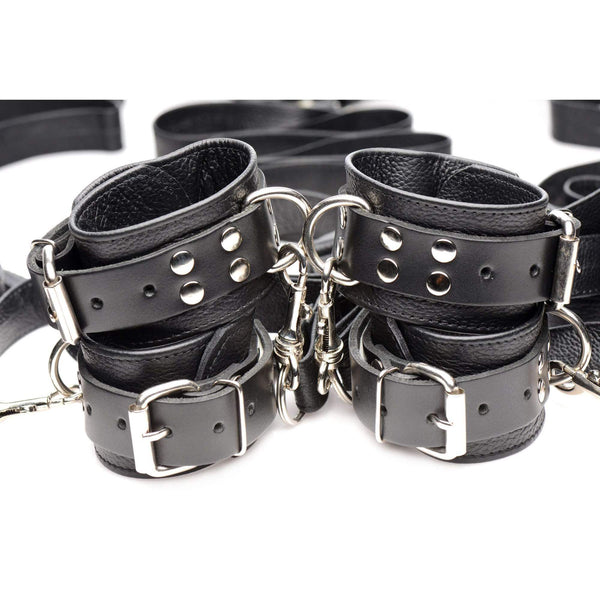 STRICT LEATHER Leather Bed Restraint Kit - Extreme Toyz Singapore - https://extremetoyz.com.sg - Sex Toys and Lingerie Online Store - Bondage Gear / Vibrators / Electrosex Toys / Wireless Remote Control Vibes / Sexy Lingerie and Role Play / BDSM / Dungeon Furnitures / Dildos and Strap Ons  / Anal and Prostate Massagers / Anal Douche and Cleaning Aide / Delay Sprays and Gels / Lubricants and more...