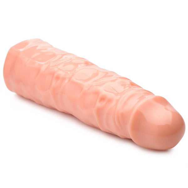 Size Matters 3" Flesh Penis Enhancer Sleeve - Extreme Toyz Singapore - https://extremetoyz.com.sg - Sex Toys and Lingerie Online Store
