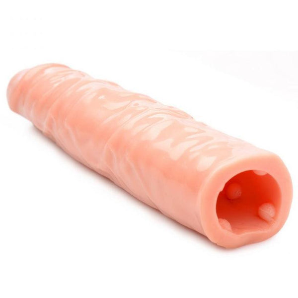 Size Matters 3" Flesh Penis Enhancer Sleeve - Extreme Toyz Singapore - https://extremetoyz.com.sg - Sex Toys and Lingerie Online Store