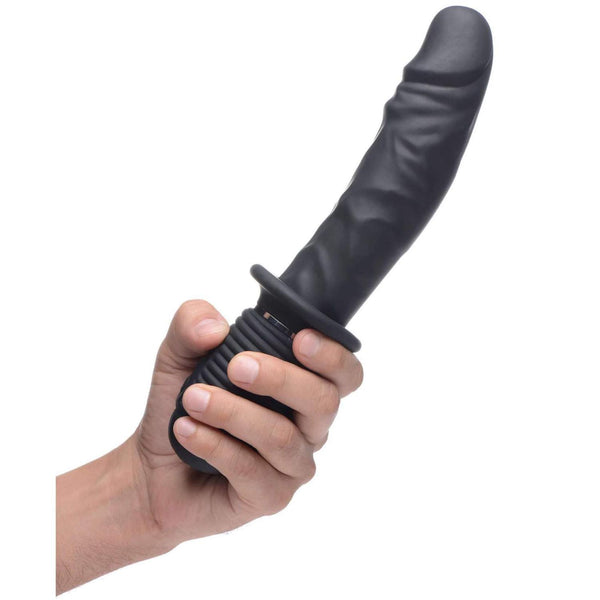 Master Series Power Pounder Vibrating & Thrusting Dildo - Extreme Toyz Singapore - https://extremetoyz.com.sg - Sex Toys and Lingerie Online Store - Bondage Gear / Vibrators / Electrosex Toys / Wireless Remote Control Vibes / Sexy Lingerie and Role Play / BDSM / Dungeon Furnitures / Dildos and Strap Ons  / Anal and Prostate Massagers / Anal Douche and Cleaning Aide / Delay Sprays and Gels / Lubricants and more...