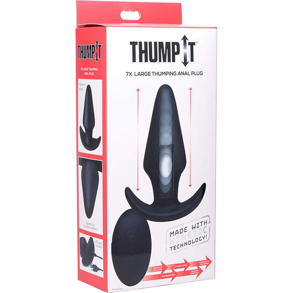Thump-It Kinetic Thumping 7X Large Anal Plug - Extreme Toyz Singapore - https://extremetoyz.com.sg - Sex Toys and Lingerie Online Store - Bondage Gear / Vibrators / Electrosex Toys / Wireless Remote Control Vibes / Sexy Lingerie and Role Play / BDSM / Dungeon Furnitures / Dildos and Strap Ons  / Anal and Prostate Massagers / Anal Douche and Cleaning Aide / Delay Sprays and Gels / Lubricants and more...