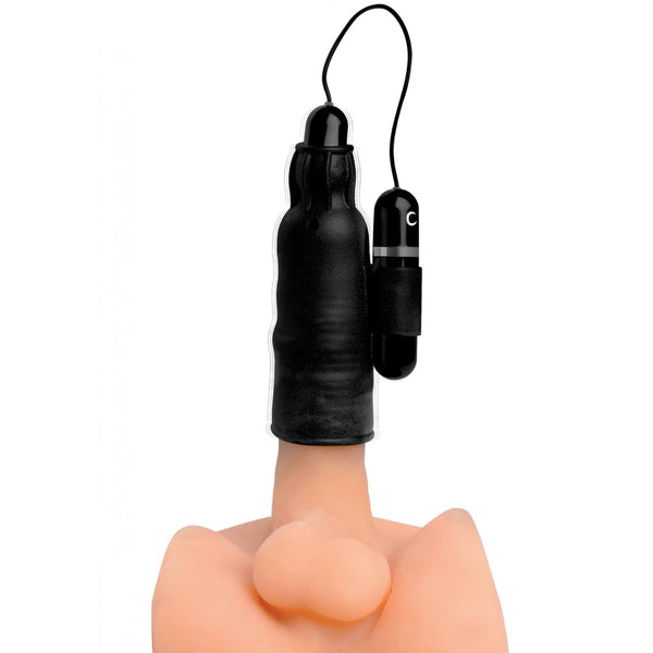 Trinity Vibes Lightning Stroke Silicone Stroker With Vibrating Bullet - Extreme Toyz Singapore - https://extremetoyz.com.sg - Sex Toys and Lingerie Online Store
