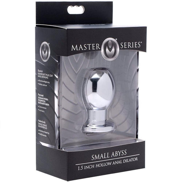 Master Series Abyss Hollow Metal Anal Dilator (3 Sizes Available) - Extreme Toyz Singapore - https://extremetoyz.com.sg - Sex Toys and Lingerie Online Store