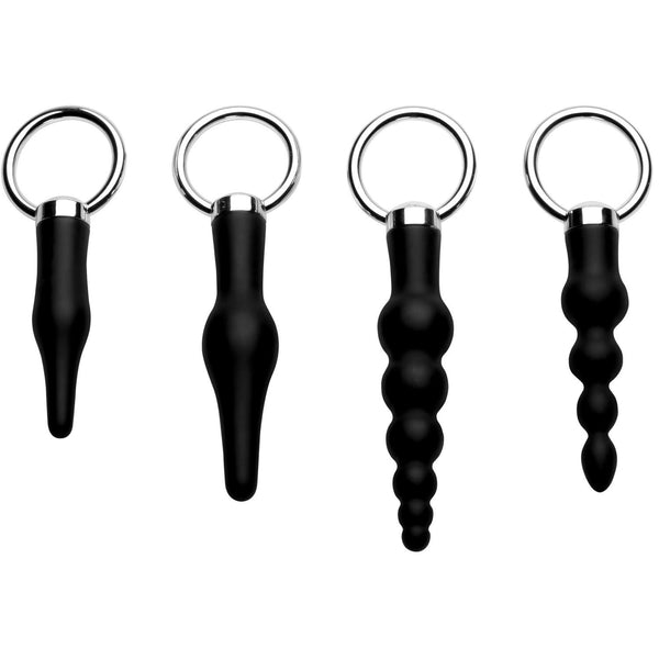 Master Series 4 Piece Silicone Anal Ringed Rimmer Set - Extreme Toyz Singapore - https://extremetoyz.com.sg - Sex Toys and Lingerie Online Store - Bondage Gear / Vibrators / Electrosex Toys / Wireless Remote Control Vibes / Sexy Lingerie and Role Play / BDSM / Dungeon Furnitures / Dildos and Strap Ons  / Anal and Prostate Massagers / Anal Douche and Cleaning Aide / Delay Sprays and Gels / Lubricants and more...