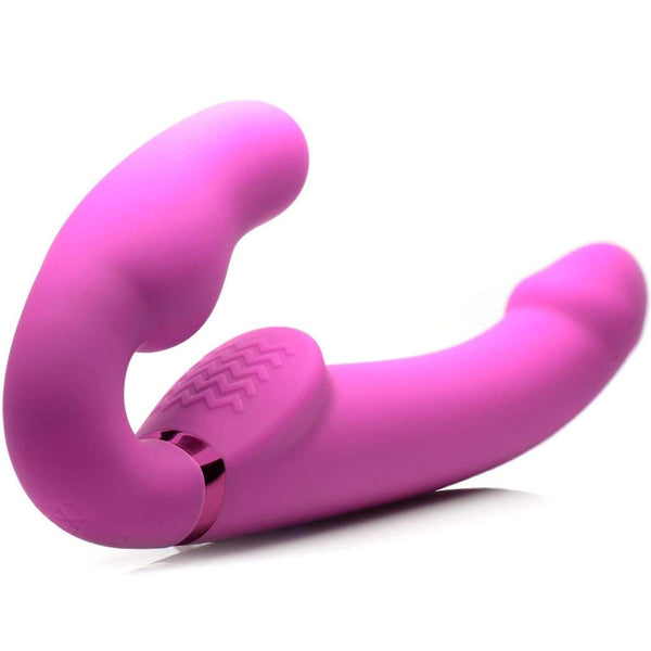Strap U Worlds First Remote Control Inflatable Vibrating Silicone Ergo Fit Strapless Strap-On Extreme Toyz Singapore