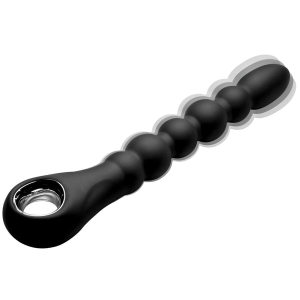 Master Series Dark Scepter 10X Rechargeable Anal Beads - Extreme Toyz Singapore - https://extremetoyz.com.sg - Sex Toys and Lingerie Online Store - Bondage Gear / Vibrators / Electrosex Toys / Wireless Remote Control Vibes / Sexy Lingerie and Role Play / BDSM / Dungeon Furnitures / Dildos and Strap Ons  / Anal and Prostate Massagers / Anal Douche and Cleaning Aide / Delay Sprays and Gels / Lubricants and more...