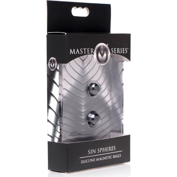 Master Series Sin Spheres Silicone Magnetic Balls - Extreme Toyz Singapore - https://extremetoyz.com.sg - Sex Toys and Lingerie Online Store