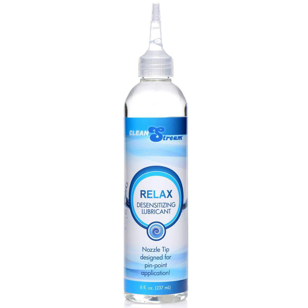 CleanStream Relax Desensitizing Lubricant with Nozzle Tip 8 oz. (237ml) - Extreme Toyz Singapore - https://extremetoyz.com.sg - Sex Toys and Lingerie Online Store