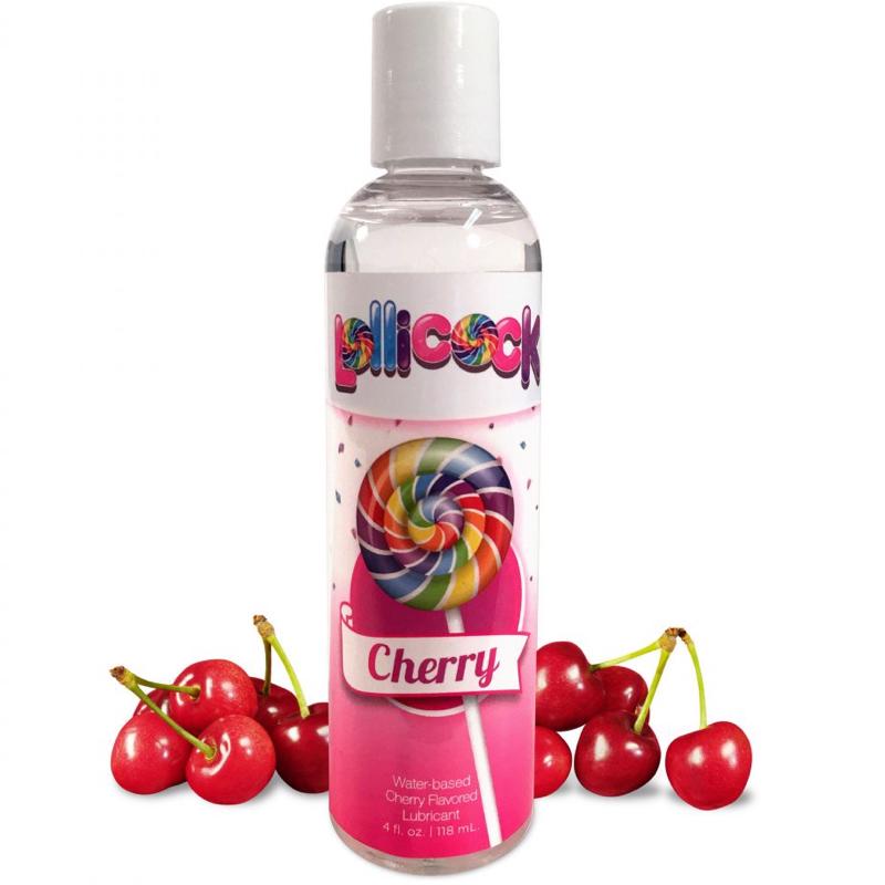 Curve Novelties Lollicock Cherry Flavored Lubricant 4 oz. (118ml) - Extreme Toyz Singapore - https://extremetoyz.com.sg - Sex Toys and Lingerie Online Store - Bondage Gear / Vibrators / Electrosex Toys / Wireless Remote Control Vibes / Sexy Lingerie and Role Play / BDSM / Dungeon Furnitures / Dildos and Strap Ons  / Anal and Prostate Massagers / Anal Douche and Cleaning Aide / Delay Sprays and Gels / Lubricants and more...