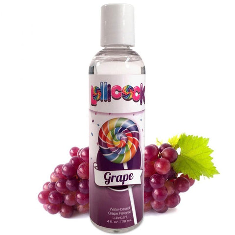 Curve Novelties Lollicock Grape Flavored Lubricant 4 oz. (118ml) - Extreme Toyz Singapore - https://extremetoyz.com.sg - Sex Toys and Lingerie Online Store - Bondage Gear / Vibrators / Electrosex Toys / Wireless Remote Control Vibes / Sexy Lingerie and Role Play / BDSM / Dungeon Furnitures / Dildos and Strap Ons  / Anal and Prostate Massagers / Anal Douche and Cleaning Aide / Delay Sprays and Gels / Lubricants and more...