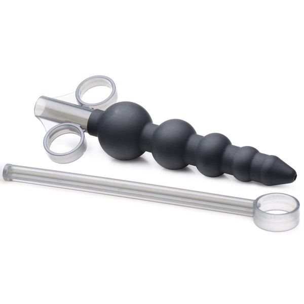 Master Series Silicone Graduated Beads Lubricant Launcher - Extreme Toyz Singapore - https://extremetoyz.com.sg - Sex Toys and Lingerie Online Store - Bondage Gear / Vibrators / Electrosex Toys / Wireless Remote Control Vibes / Sexy Lingerie and Role Play / BDSM / Dungeon Furnitures / Dildos and Strap Ons  / Anal and Prostate Massagers / Anal Douche and Cleaning Aide / Delay Sprays and Gels / Lubricants and more...