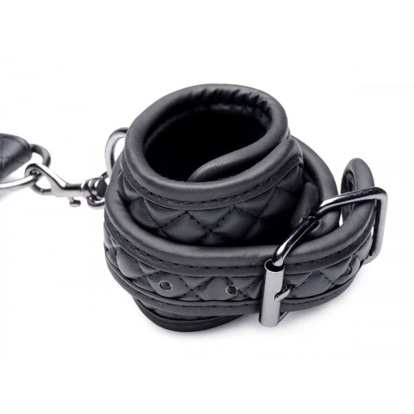 Master Series Concede Wrist and Ankle Restraint Set With Bonus Hog-Tie Adaptor - Extreme Toyz Singapore - https://extremetoyz.com.sg - Sex Toys and Lingerie Online Store