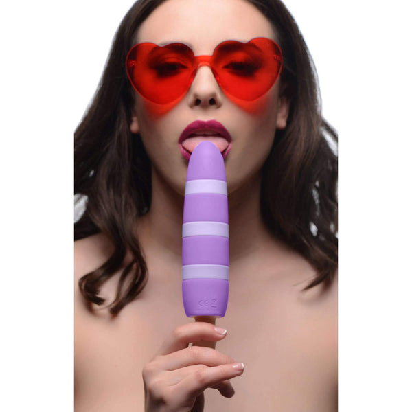 10X Popsicle Silicone Rechargeable Vibrator