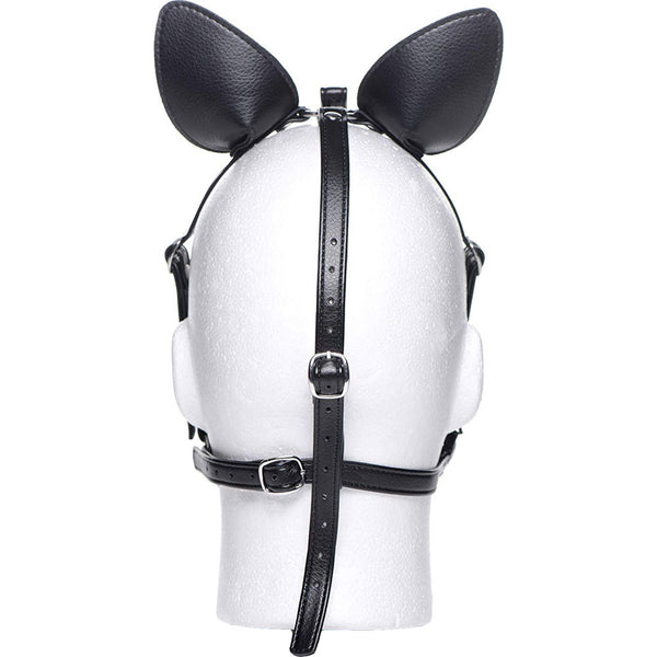 Master Series Dark Horse Pony Head Harness with Silicone Bit - Extreme Toyz Singapore - https://extremetoyz.com.sg - Sex Toys and Lingerie Online Store