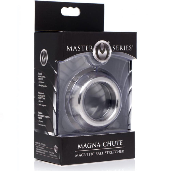 Master Series Magna-Chute Magnetic Ball Stretcher - Extreme Toyz Singapore - https://extremetoyz.com.sg - Sex Toys and Lingerie Online Store