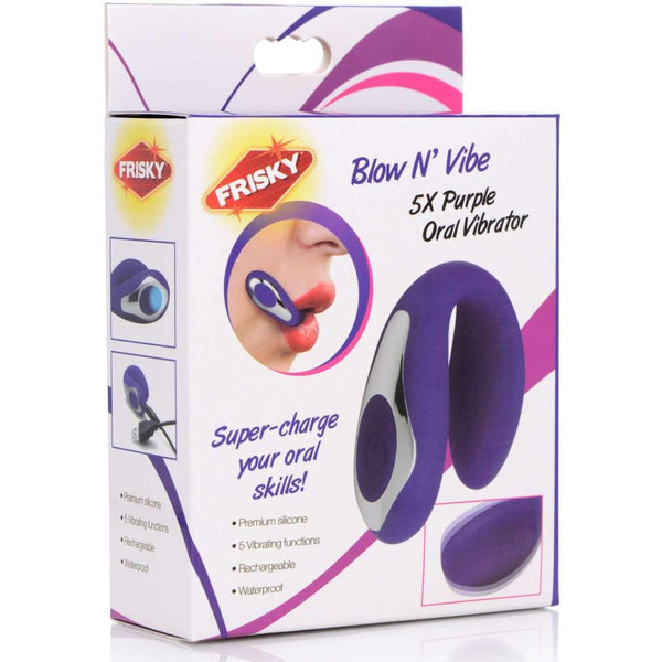 Frisky Blow N' Vibe 5X Silicone Oral Vibrator Extreme Toyz Singapore