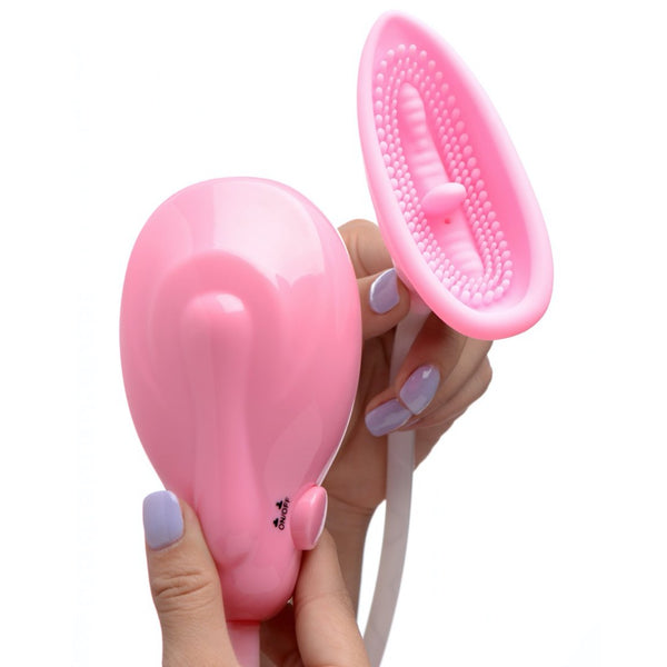 Size Matters Pink Pleasure Auto Pussy Sucker - Extreme Toyz Singapore - https://extremetoyz.com.sg - Sex Toys and Lingerie Online Store