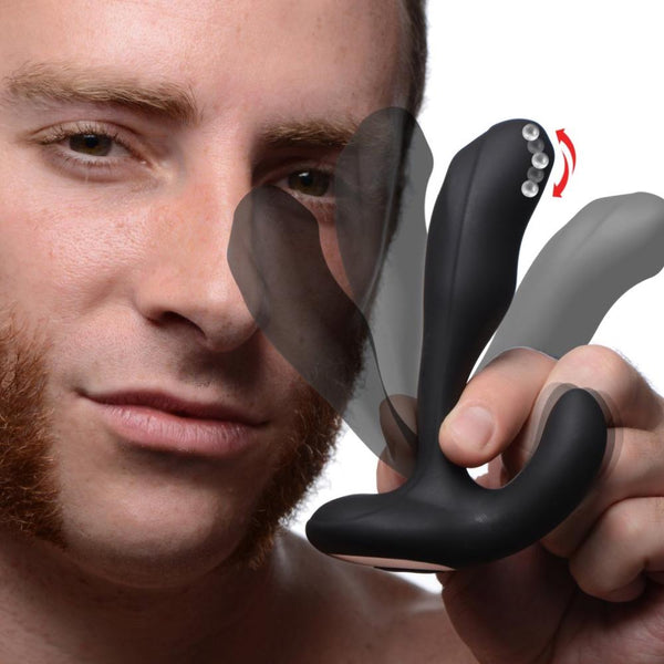 Alpha-Pro 7X P-Bender Prostate Stimulator with Stroking Bead - Extreme Toyz Singapore - https://extremetoyz.com.sg - Sex Toys and Lingerie Online Store