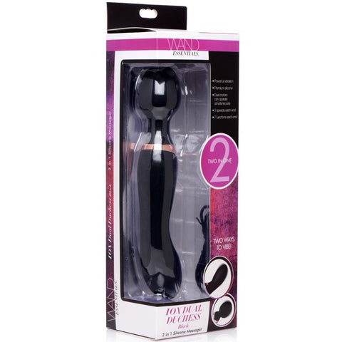 Wand Essentials 10X Dual Duchess 2-in-1 Silicone Massager - Extreme Toyz Singapore - https://extremetoyz.com.sg - Sex Toys and Lingerie Online Store