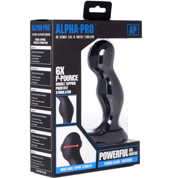 Alpha-Pro 6X P-Pounce Double Tapping Prostate Stimulator - Extreme Toyz Singapore - https://extremetoyz.com.sg - Sex Toys and Lingerie Online Store