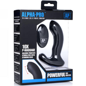 Alpha-Pro 10X P-Massage Silicone Prostate Stimulator - Extreme Toyz Singapore - https://extremetoyz.com.sg - Sex Toys and Lingerie Online Store - Bondage Gear / Vibrators / Electrosex Toys / Wireless Remote Control Vibes / Sexy Lingerie and Role Play / BDSM / Dungeon Furnitures / Dildos and Strap Ons  / Anal and Prostate Massagers / Anal Douche and Cleaning Aide / Delay Sprays and Gels / Lubricants and more...