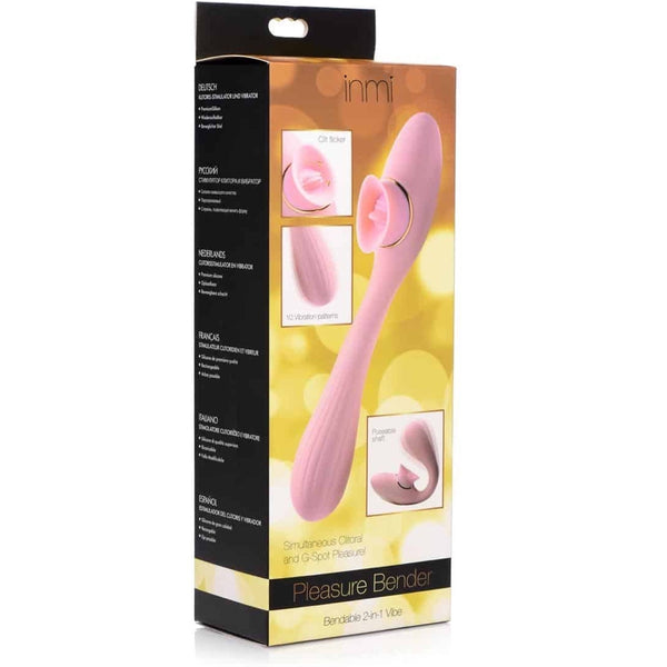 Inmi Pleasure Bender Bendable 2-in-1 Vibe - Extreme Toyz Singapore - https://extremetoyz.com.sg - Sex Toys and Lingerie Online Store