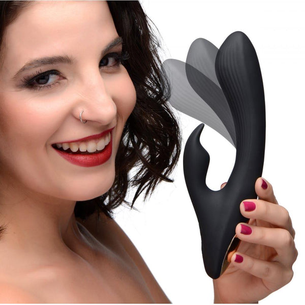 Wonder Vibes 7X Bendable Rechargeable Silicone Rabbit Vibrator - Extreme Toyz Singapore - https://extremetoyz.com.sg - Sex Toys and Lingerie Online Store