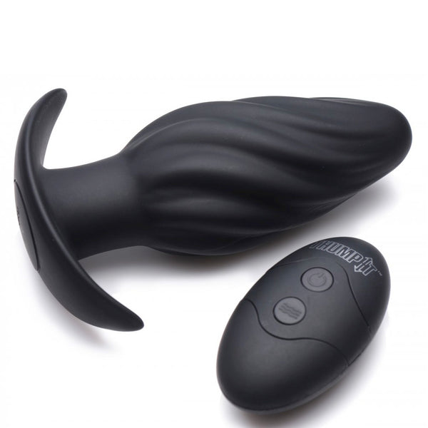 Thump It Kinetic Thumping 7X Swirled Anal Plug - Extreme Toyz Singapore - https://extremetoyz.com.sg - Sex Toys and Lingerie Online Store - Bondage Gear / Vibrators / Electrosex Toys / Wireless Remote Control Vibes / Sexy Lingerie and Role Play / BDSM / Dungeon Furnitures / Dildos and Strap Ons  / Anal and Prostate Massagers / Anal Douche and Cleaning Aide / Delay Sprays and Gels / Lubricants and more...