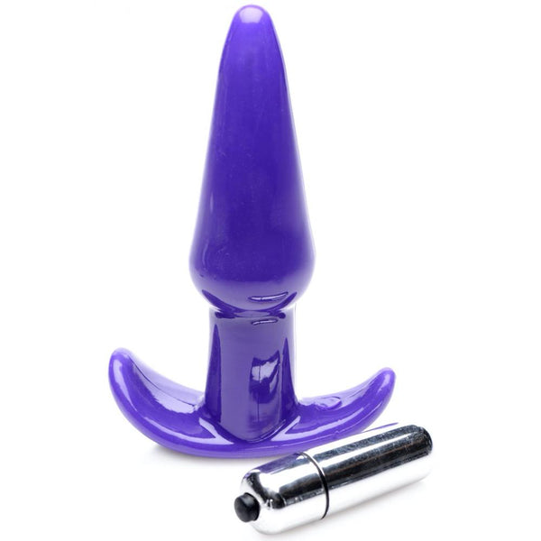 Frisky Smooth Vibrating Anal Plug - Extreme Toyz Singapore - https://extremetoyz.com.sg - Sex Toys and Lingerie Online Store