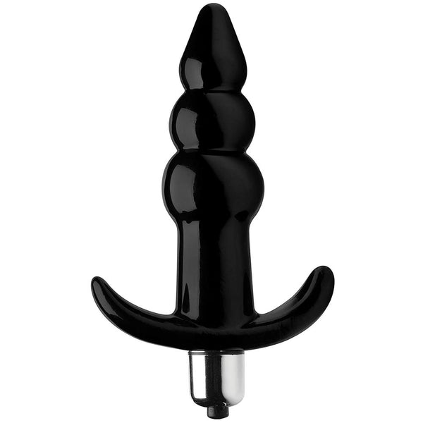 Frisky Ribbed Vibrating Butt Plug  - Extreme Toyz Singapore - https://extremetoyz.com.sg - Sex Toys and Lingerie Online Store