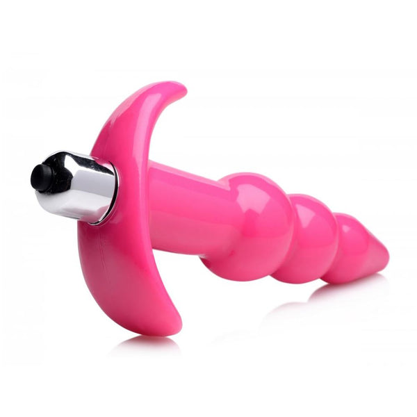 Frisky Ribbed Vibrating Butt Plug - Extreme Toyz Singapore - https://extremetoyz.com.sg - Sex Toys and Lingerie Online Store