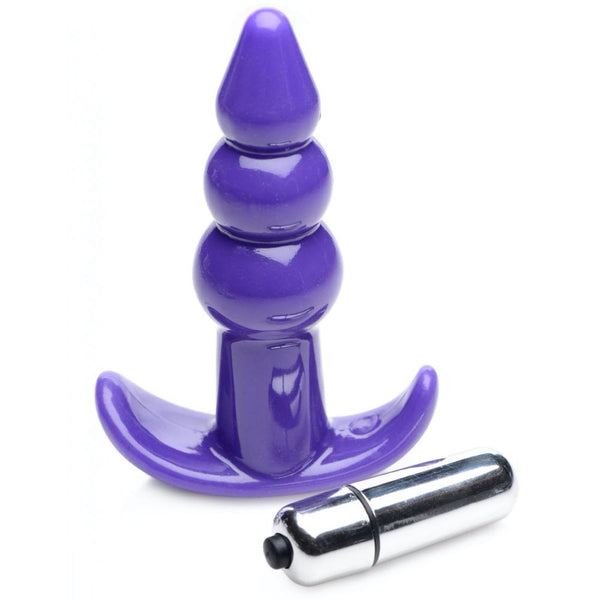 Frisky Ribbed Vibrating Butt Plug - Extreme Toyz Singapore - https://extremetoyz.com.sg - Sex Toys and Lingerie Online Store